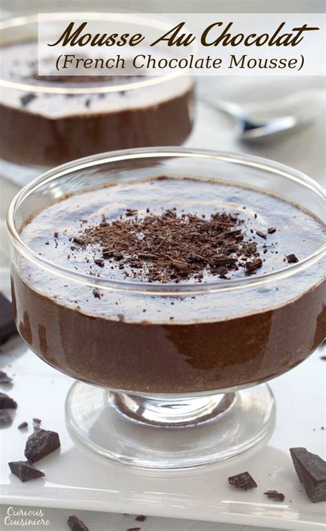 Mousse Au Chocolat Easy French Chocolate Mousse • Curious Cuisiniere