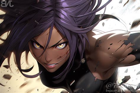 Fan Art Bleach Yoruichi 1 By Bnjacob On Deviantart