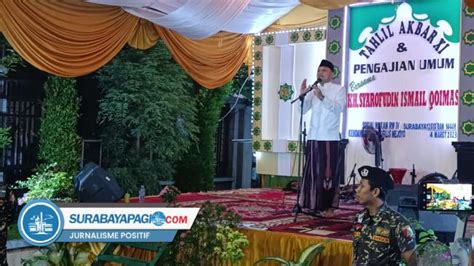 Hadiri Tahlil Akbar Xi Di Kendangsari Wali Kota Surabaya Eri Cahyadi