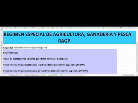 Descubre las Características del Régimen Especial Agrario Todo lo que