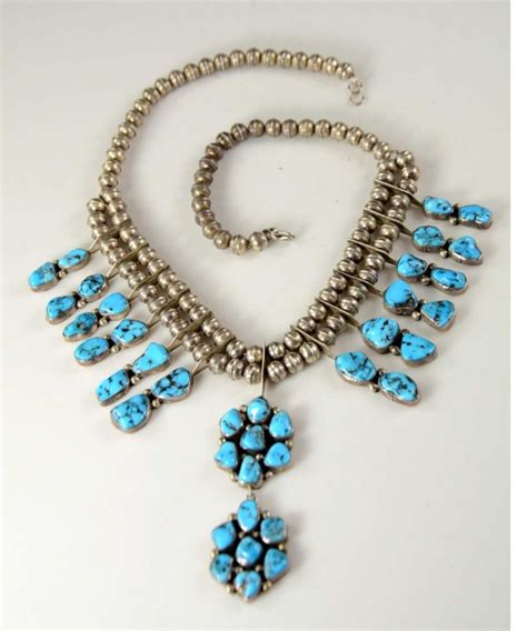 Kingman Turquoise Navajo Necklace Hoel S Sedona