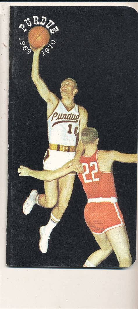 1969 - 1970 Purdue Rick Mount Basketball press Media guide - bx69 ...