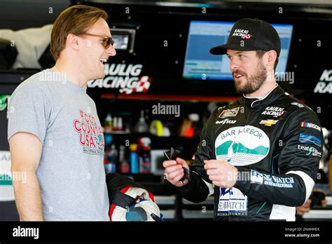 Ryan Truex 11 And Parker Kilgerman During Practice For The NASCAR