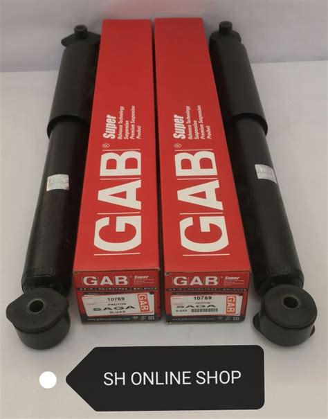 GAB Super Premium Shock Absorber Rear For Proton Saga 12V Iswara Oil