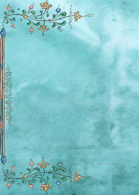 Blue Sky Scrapbook Paper Design | Free Printable Papercraft Templates