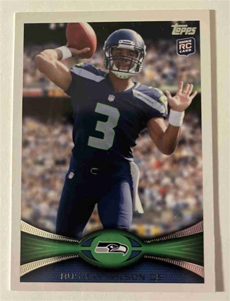 Sportlots Auctions Topps Russell Wilson Rookie Card