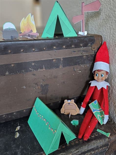 Elf On The Shelf Camping Free Printables Leap Of Faith Crafting