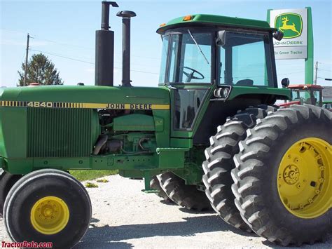 John Deere 4840 Tractor Information