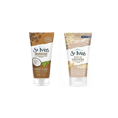 St Ives Energizing Scrub Coconut And Coffee 6 Oz And St Ives Gentle