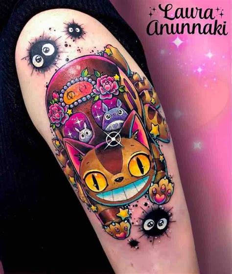 The Best Totoro Tattoos Tattoos Laura Anunnaki Kawaii Tattoo