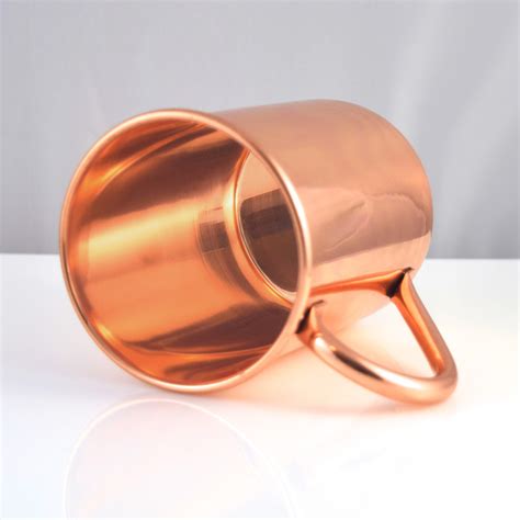 Artisans Anvil Straight Smooth Handcrafted Copper Moscow Mule Mug