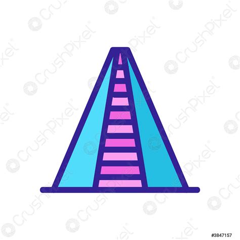 City future icon vector Isolated contour symbol illustration - stock ...