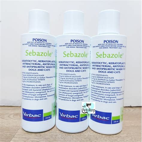 Jual Virbac Sebazole Shampoo Shampo Kucing Anjing Anti Jamur Bakteri