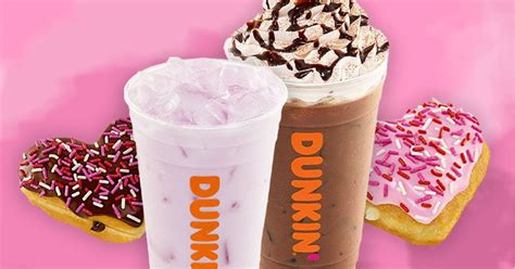 These Are The Dunkin Valentine S Day Drinks And Dougnuts For