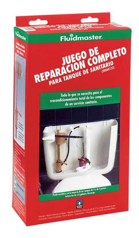 FLUIDMASTER Juego de Reparacion para Sanitario Plástico Piezas de