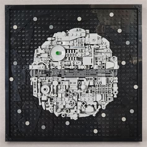 Death Star Greeble Mosaic Rlegostarwars