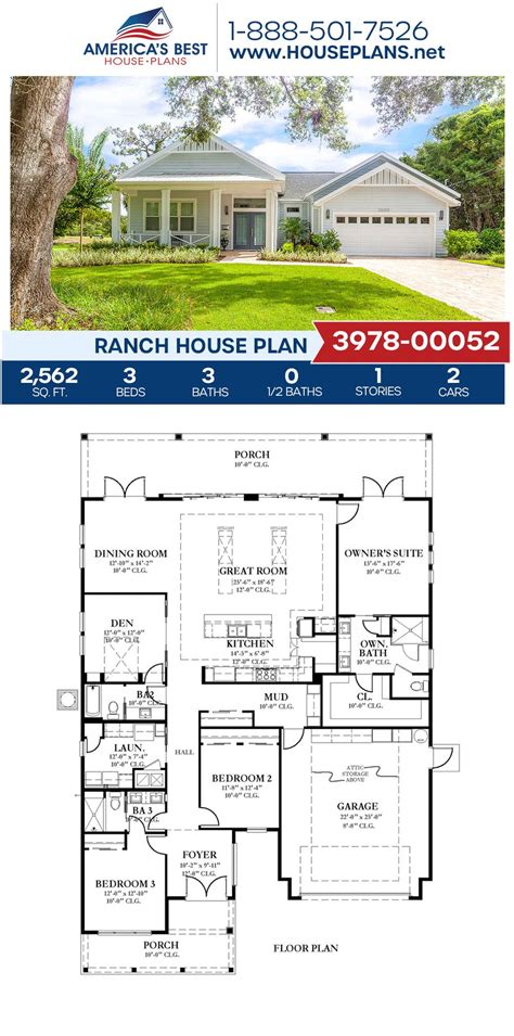 Pin on Ranch House Plan