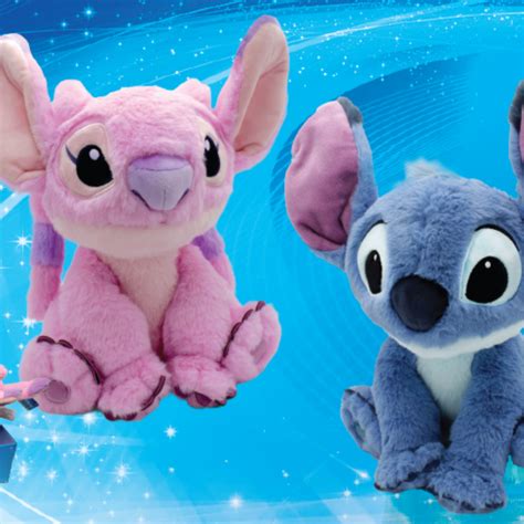 DISNEY STITCH & ANGEL SOFT MEDIUM PLUSH — Toy Snowman