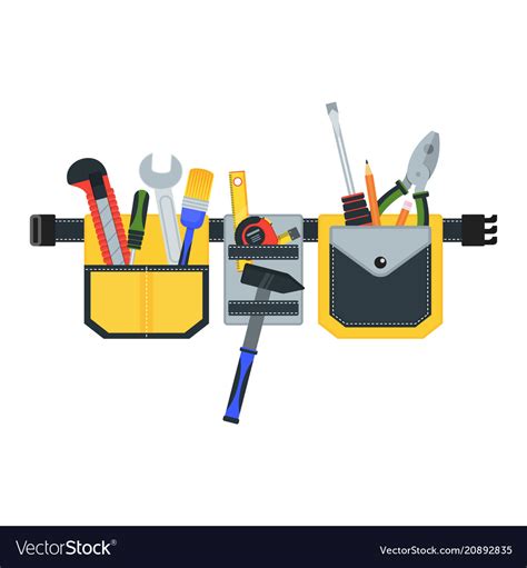 Tool Belt For Repair Royalty Free Vector Image