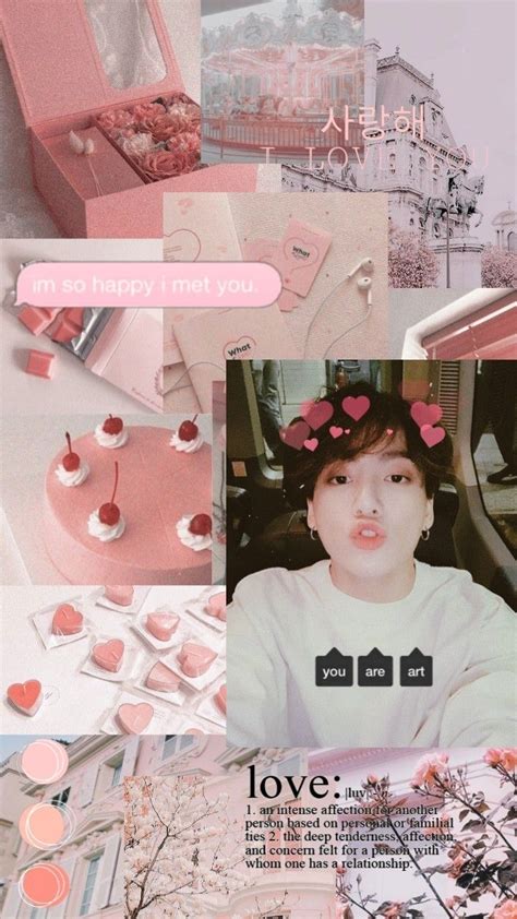 Bts Jungkook Pink Wallpaper - Wallpaper One