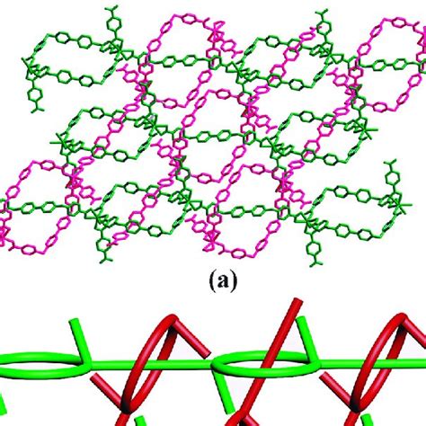 A A View Of The Inclined 1d 2d Polyrotaxane Network In 5 And B A