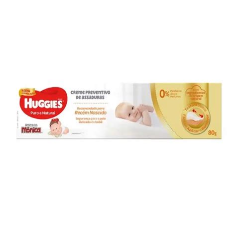 Creme Para Corpo Previne Assadura Puro E Natural Huggies 80G