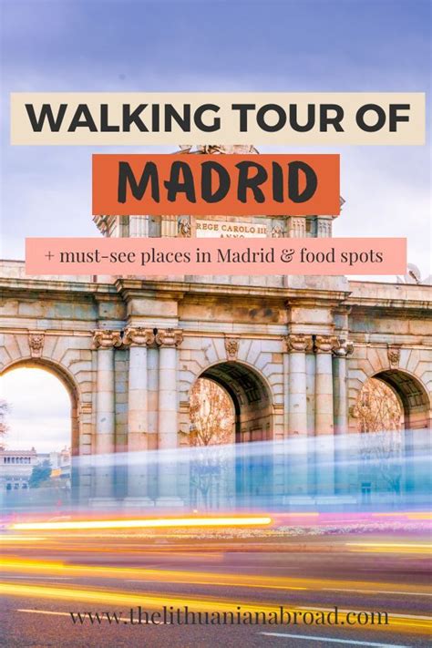 Madrid walking tour with interactive map you can download. Madrid walking tour itinerary to see ...