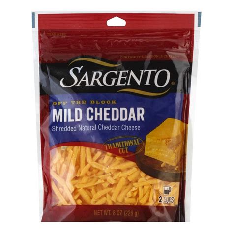 Amazon Sargento Foods Off The Block Traditional Mild Cheddar Oz