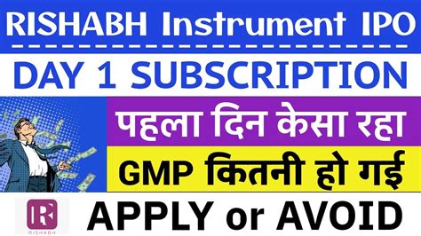 Rishabh Instruments Ipo Day Subscription Status Rishabh Instruments