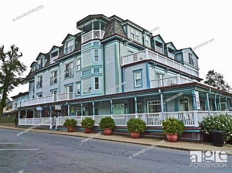 Mansion House. A hotel at Vineyard Haven, Martha's Vineyard, Massachusetts, Stock Photo, Picture ...