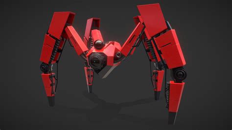 Robot Spider 3d Model By Dannik 14ea7eb Sketchfab