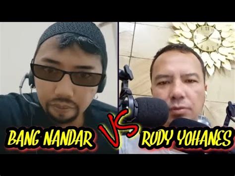 Live Debat Bang Nandar Vs Rudy Yohanes November Viral Video