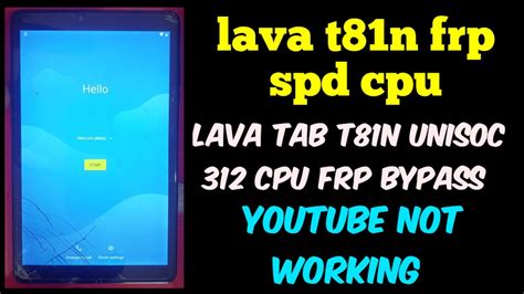 Lava T N Frp Spd Cpu Up Gov Tab Frp Bypass Lava Tab Frp Bypass