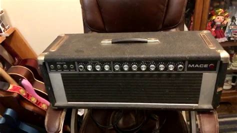 70s Peavey Mace 320t Guitar Amp Head Whats The Story Behind These