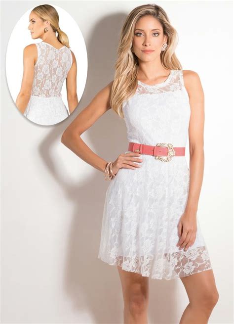 Vestido Renda Branco Quintess