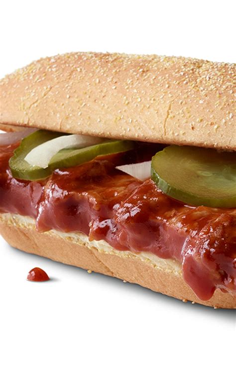 The Sauciest Season Of The Year Is Here The McRib Is Back At McDonald