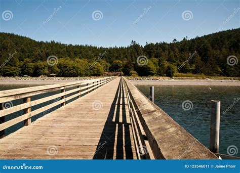 Washington State Pier Stock Image Image Of Vacations 123546011