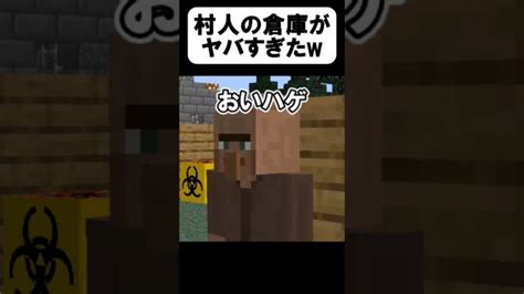 村人の裏側がヤバすぎたww【茶番】shorts 【マイクラ】【マインクラフト】【まいくら】 Minecraft Summary マイクラ動画