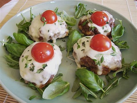 Frikadellen Mit Tomate Mozzarella Rezepte Suchen