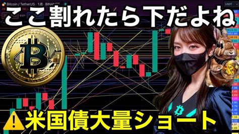 【btc分析】米国債大量ショートで金利上昇！ビットコイン大ピンチ！？ 仮想通貨 米国株 │ 金融情報のまとめ