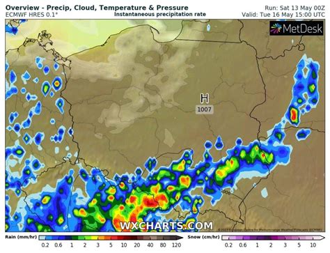 Za Amanie Pogody Ju Blisko B D Silne Burze Ulewy I Szybkie Zmiany