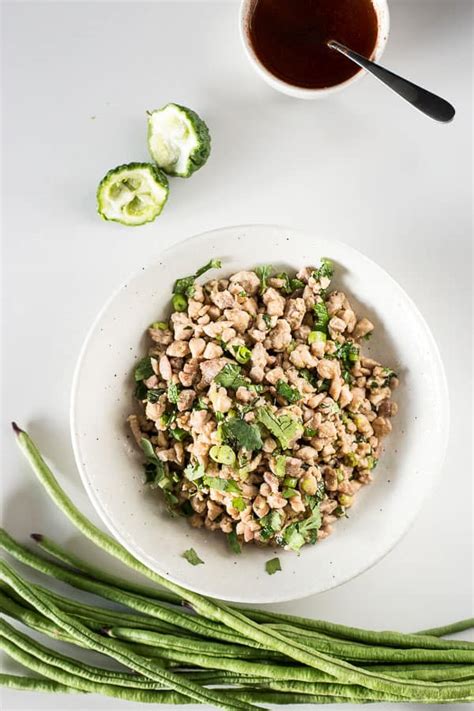 Laotian Chicken Salad Lao Larb Gai Wandercooks