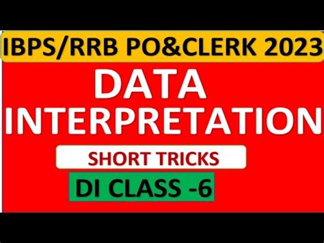 Data Interpretation For Ibps Exam Ibps Po Ibpsclerk Rrbpo