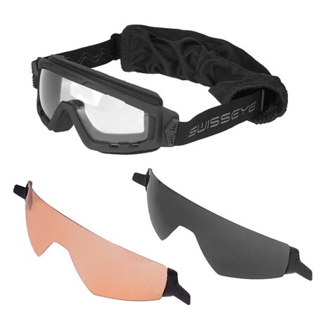 Swiss Eye Ballistic Google G Tac With Visor Set Black Best