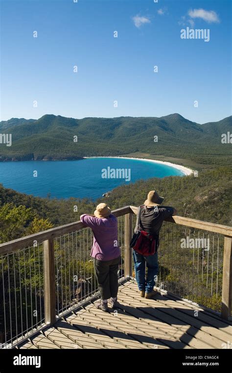 Wineglass Bay Lookout Freycinet National Park Tasmania Australia