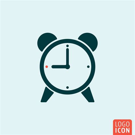 Alarm clock icon isolated 557347 Vector Art at Vecteezy