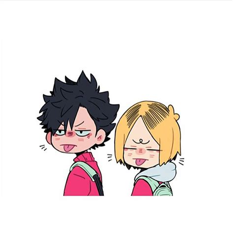 Kuroo X Kenma Anime Chibi Haikyuu Manga Kuroken