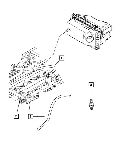 Mopar Pcv Valve Hose Aa Mopar Estore