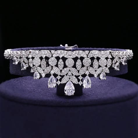 Shiny Exquisite Nigeria Cz Crystal Wedding Pcs Dubai Bridal Zirconia