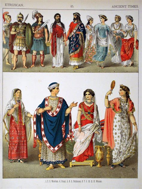 Description Ancient Times Etruscan Costumes Of All Nations